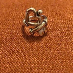 James Avery Key to My Heart ring
